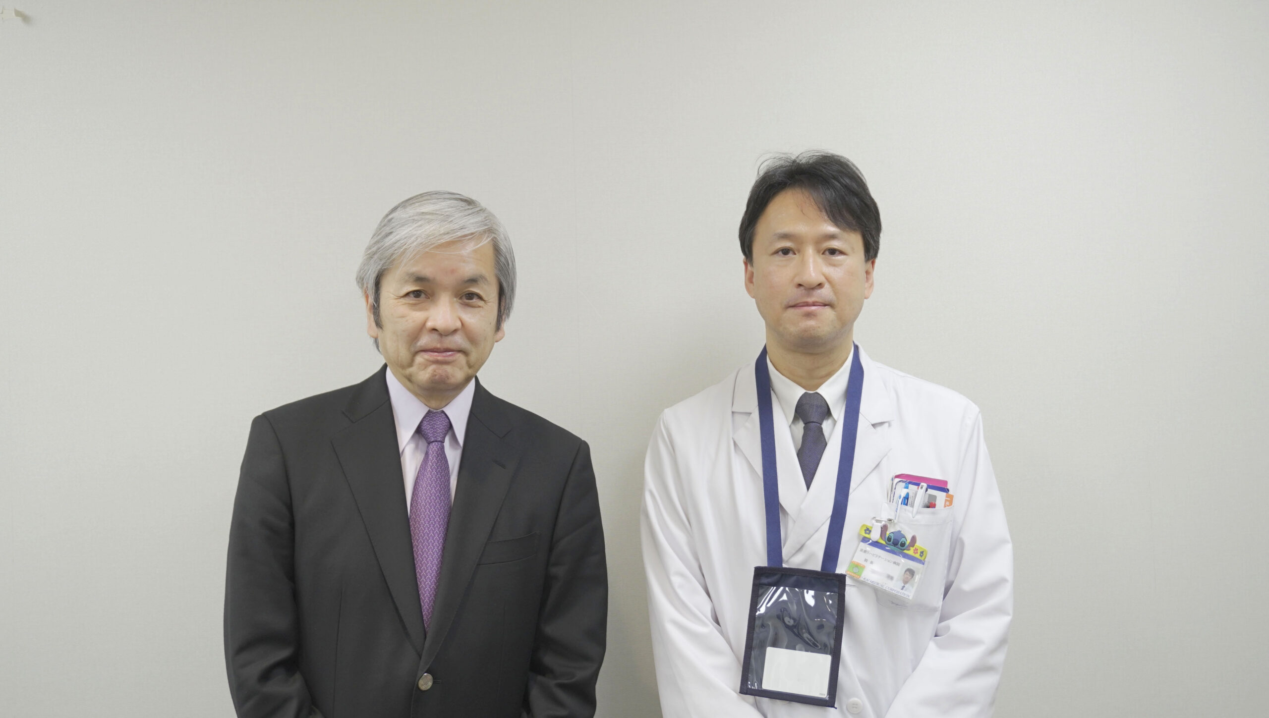 脳卒中療養支援センター長 宮本享先生と京都リハビリテーション病院 平田院長